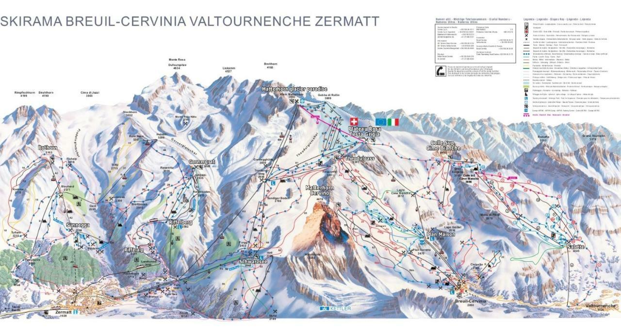 Hotel Meuble Meridiana Valtournenche Exteriör bild